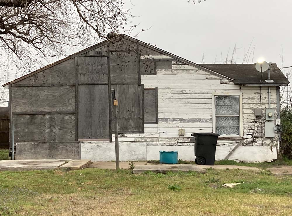 This Austin home is beyond repair and should be torn down.